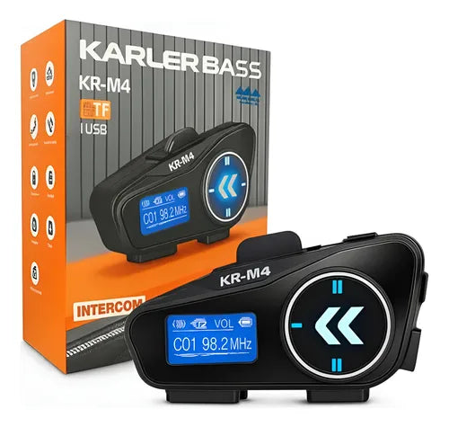 Intercomunicador Para Casco Moto KR-M4