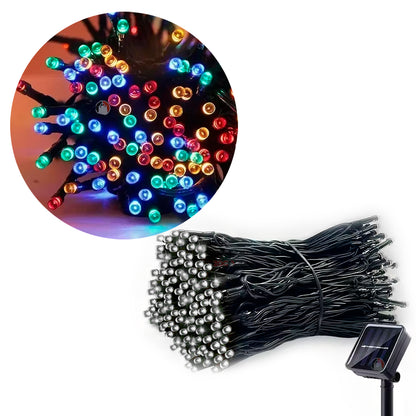 Luces Navidad Energía Solar Eco 300 Led